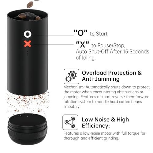 Timemore OX Burr Portable Coffee Grinder Electric Quiet Conical Burr