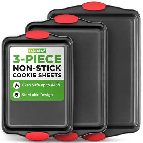 3 Piece Cookie Sheets for Baking (3 Count)