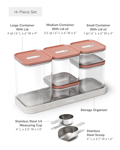 13 Piece Glass Airtight Food Storage Containers with Lids (13 Count)