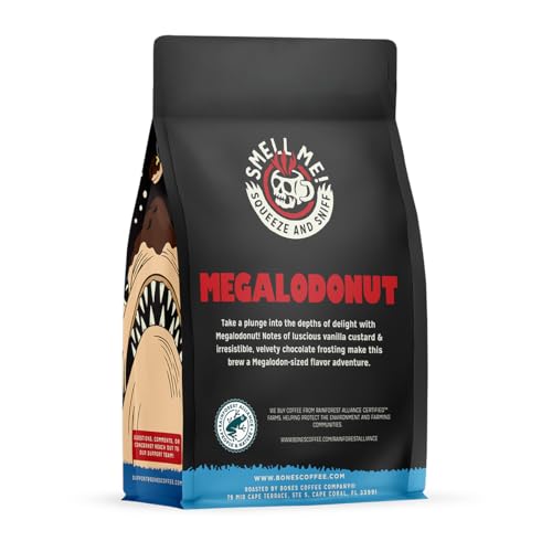 Megalodonut Boston Cream Donut Flavored Coffee (12 Ounce)