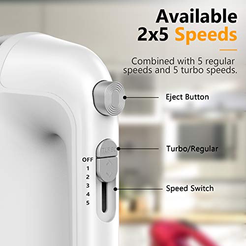 Hand Mixer Electric (5 Count)