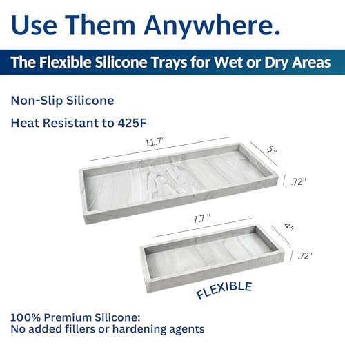 Countertop & Vanity Silicone Tray