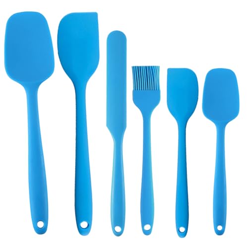 Heat Resistant Silicone Spatulas Set Food Grade Silicone Seamless One Piece Design BPA