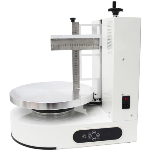 Cake Frosting & Smoothing Machine Stainless Steel Scraper 110V