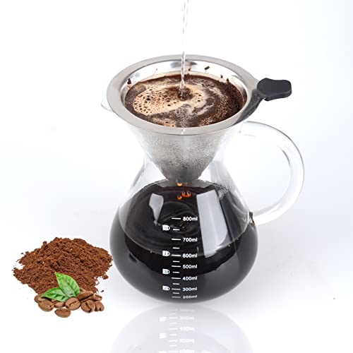 Pour Over Coffee Maker 800ml