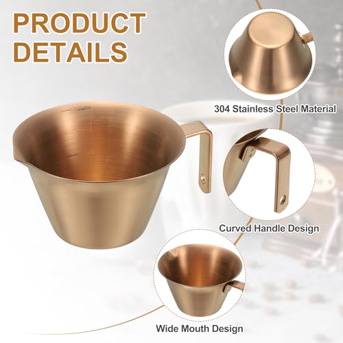 1 Pcs Stainless Steel Espresso Cup with Handle