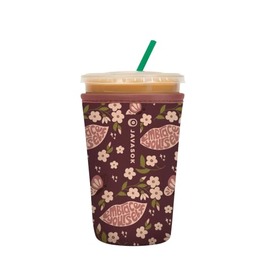 JavaSok Iced Coffee & Cold Soda Insulated Neoprene Cup Sleeve