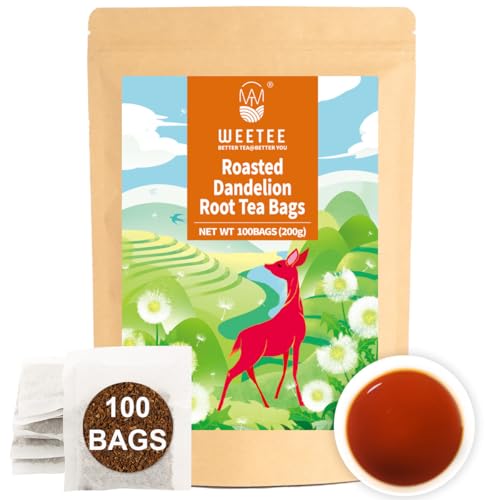 Roasted Dandelion Root Tea Bags 100 Count