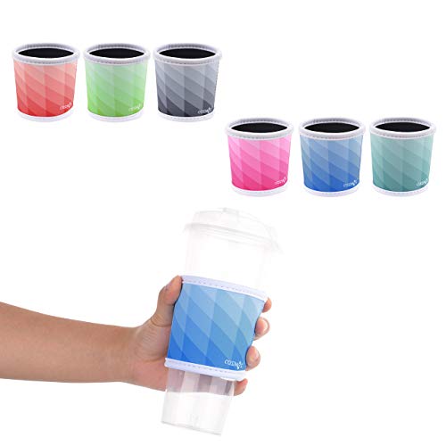 Reusable Coffee Mug Sleeve Cover Coffee Cup Sleeve Cover Heat Resistant Neoprene Insulator Sleeve for Coffee Tea Hot Cold Beverage