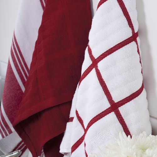 Solid & Coordinate Kitchen Towels (4 Count)