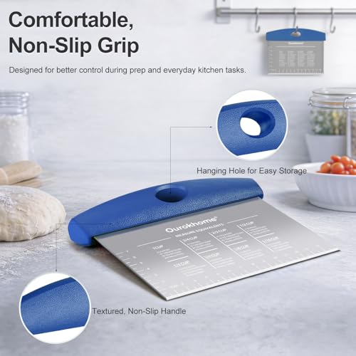 2 Pack Bench Scraper Dough Cutter