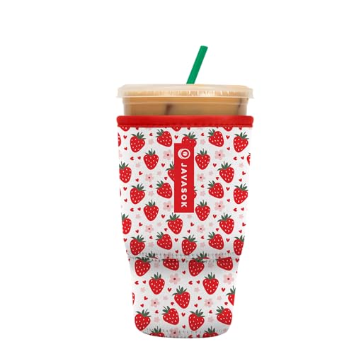 JavaSok Iced Coffee & Cold Soda Insulated Neoprene Cup Sleeve