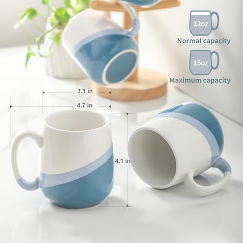 Coffee Mugs Set of 4 (4 Count)