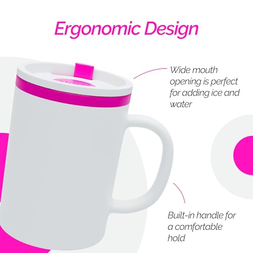 Iconic Desk Mug with Lid & Handle