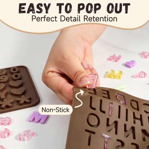 2PCS Silicone Molds for Chocolate (2 Count)