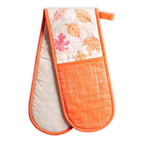 Double Oven Mitts 100% Cotton Double Oven Glove