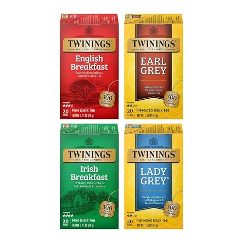 Variety Pack Black Tea Bag Assortment (80 Count)