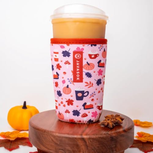 JavaSok Iced Coffee & Cold Soda Insulated Neoprene Cup Sleeve
