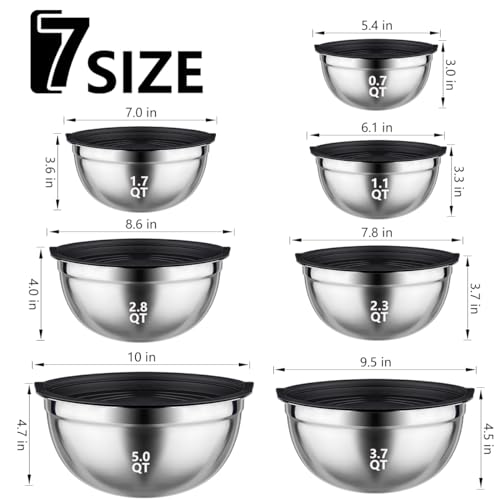 Mixing Bowls with Lids Set (26 Count)