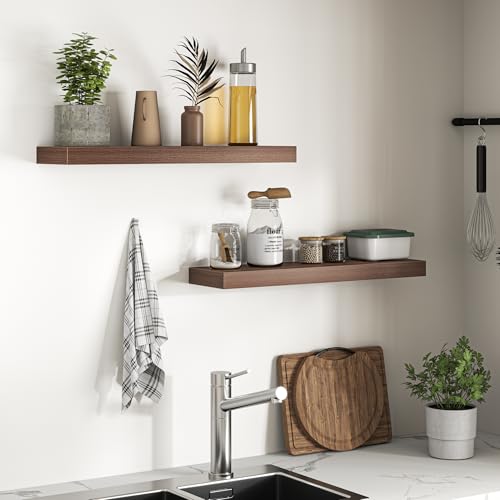 30" Floating Shelves for Wall (2 Count)