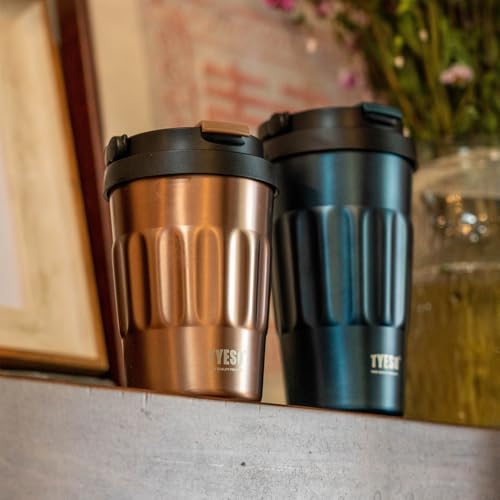 Stainless Steel Portable Tumbler with Flip Lid