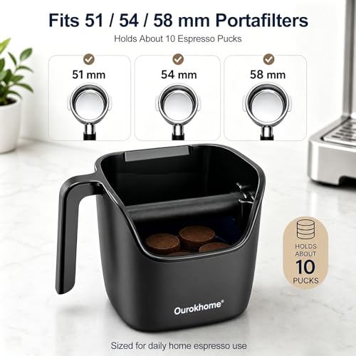 Espresso Knock Box with Lid