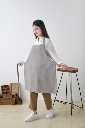 Cotton Linen Apron for Women