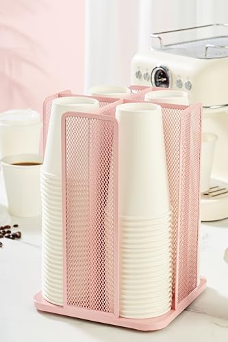 Paper Plastic Cup and Lid Holder Plastic Storage Organizer