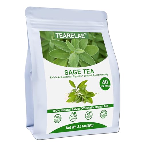 Premium Sage Leaf Tea Bags (40 Count)