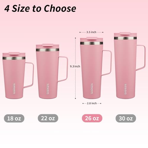 26oz Insulated Tumbler with Handle