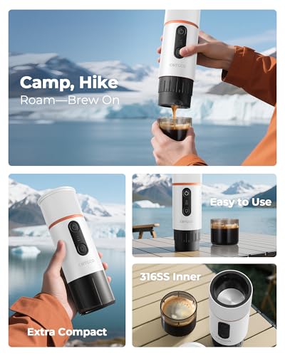 Portable Espresso Maker 20 Bar Self‑Heating & Auto