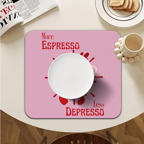 GZD More Espresso Less Depresso Coffee Mat