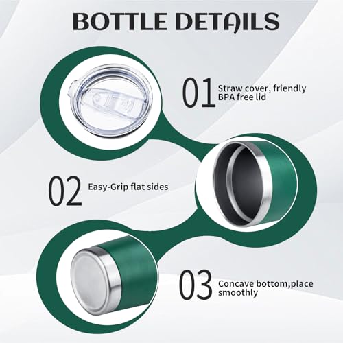 DIW 20oz Insulated Tumbler Travel Coffee Mug with Lid Straw