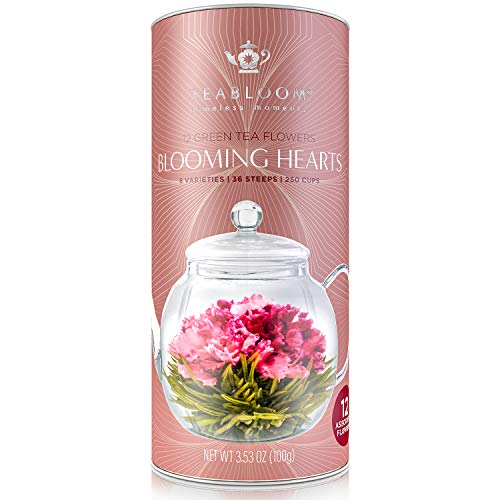 Heart Shaped Flowering Teas (3.53 Ounce)