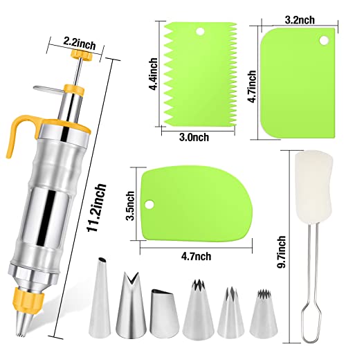 Dessert Decorating Syringe Set (13 Count)
