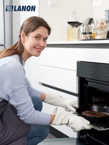LANON Liquid Silicone Oven Mitts (2 Count)