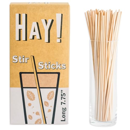 HAY! Stir Natural coffee stir sticks (500 Count)