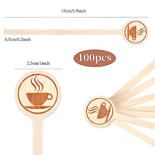100Pcs Coffee Stirrers (100 Count)