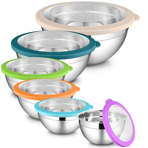 Mixing Bowls with Visible Lid Sets (12 Count)