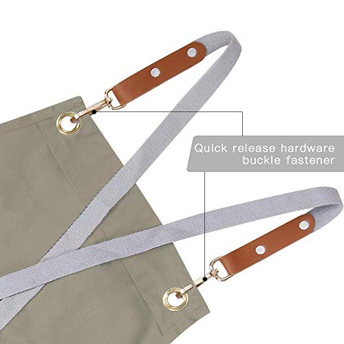 Crossback Apron with Pockets