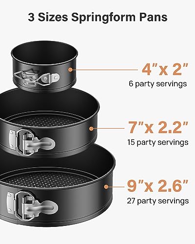 144PCs Cake Pan Set (3 Count)