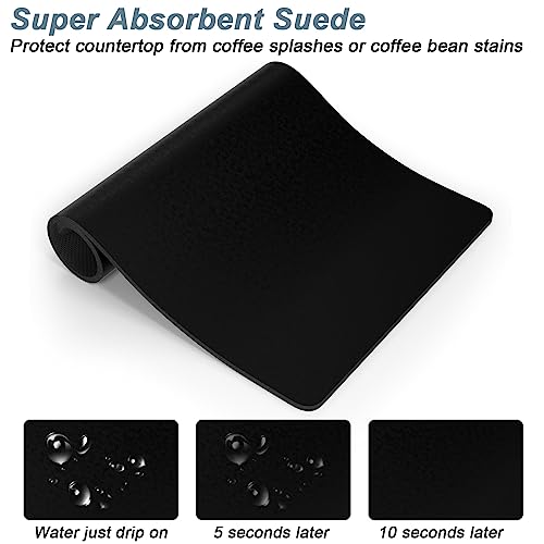 Coffee Mat 16" x 24" Coffee Bar Mats for Espresso Machine Station Accessories and Organizer
