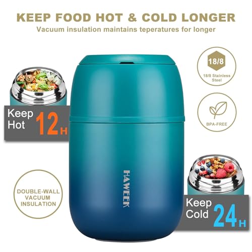 17oz Insulated Food Jar with Spoon
