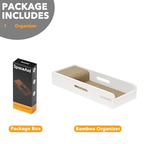 Knife Drawer Organizer Bamboo Insert Dock