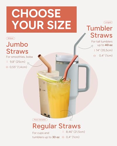 Reusable Silicone Straws