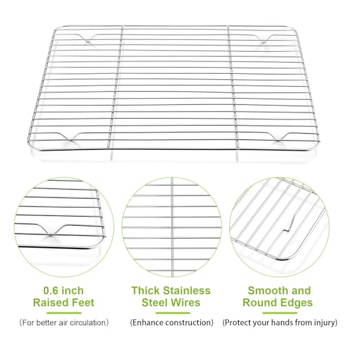 4 Pcs Baking Wire Rack for Cooling (4 Count)