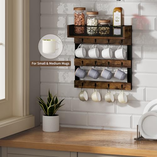 Coffee Cup Holder Wall Mounted
