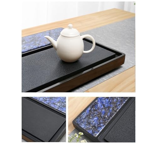 Tea Set Goldstone Tea Tray Whole Natural Household Stone Tea Table Simple Modern Chinese Single Layer Tea Set Living Room Tea Sea Chinese Tea Set