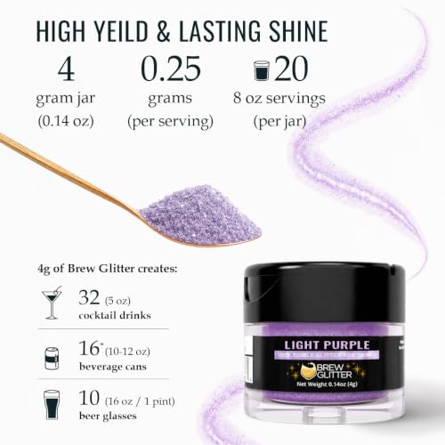Brew Glitter Edible Glitter for Drinks