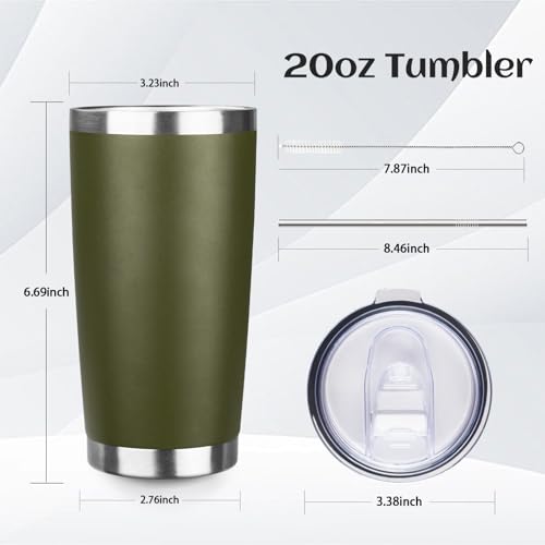 DIW 20oz Insulated Travel Coffee Tumbler Bulk with Lid